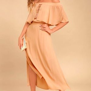 Somedays lovin tough the sun midi dress clay XS